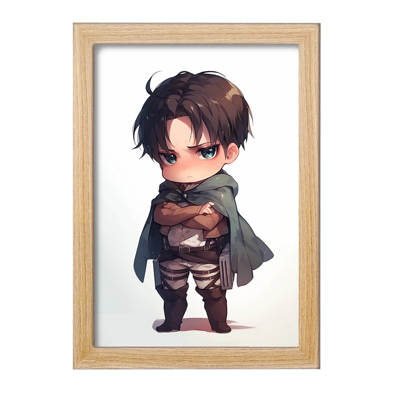 تابلو خندالو مدل انیمه اتک آن تایتان کد F2857