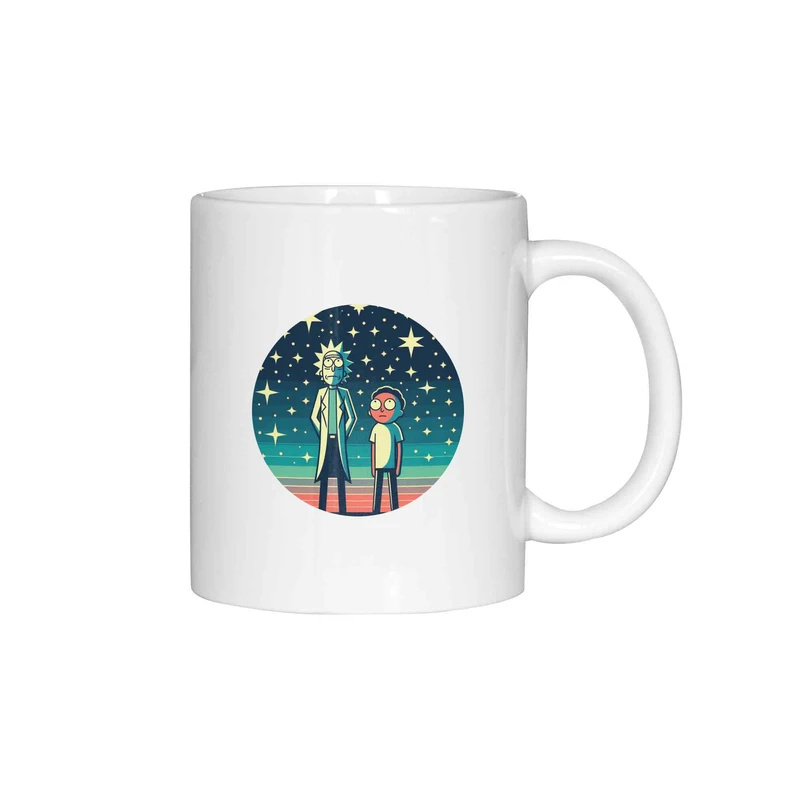 ماگ ژالینو طرح ریک اند مورتی کد 005