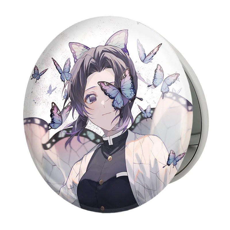 آینه جیبی خندالو طرح شینوبو کاکوچو انیمه شیطان کش مدل تاشو کد 11489 