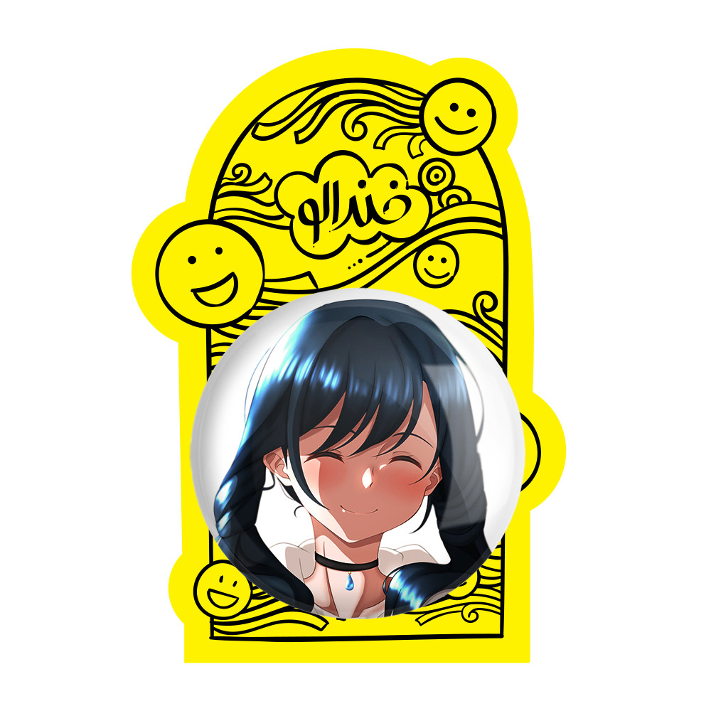 آینه جیبی خندالو مدل هینا انیمه تغییر آب و هوا با تو  کد 17601