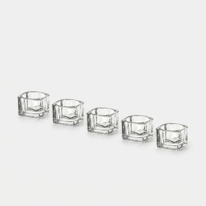جاشمعی مدل شیشه ای کد 250 مجموعه 5 عددی