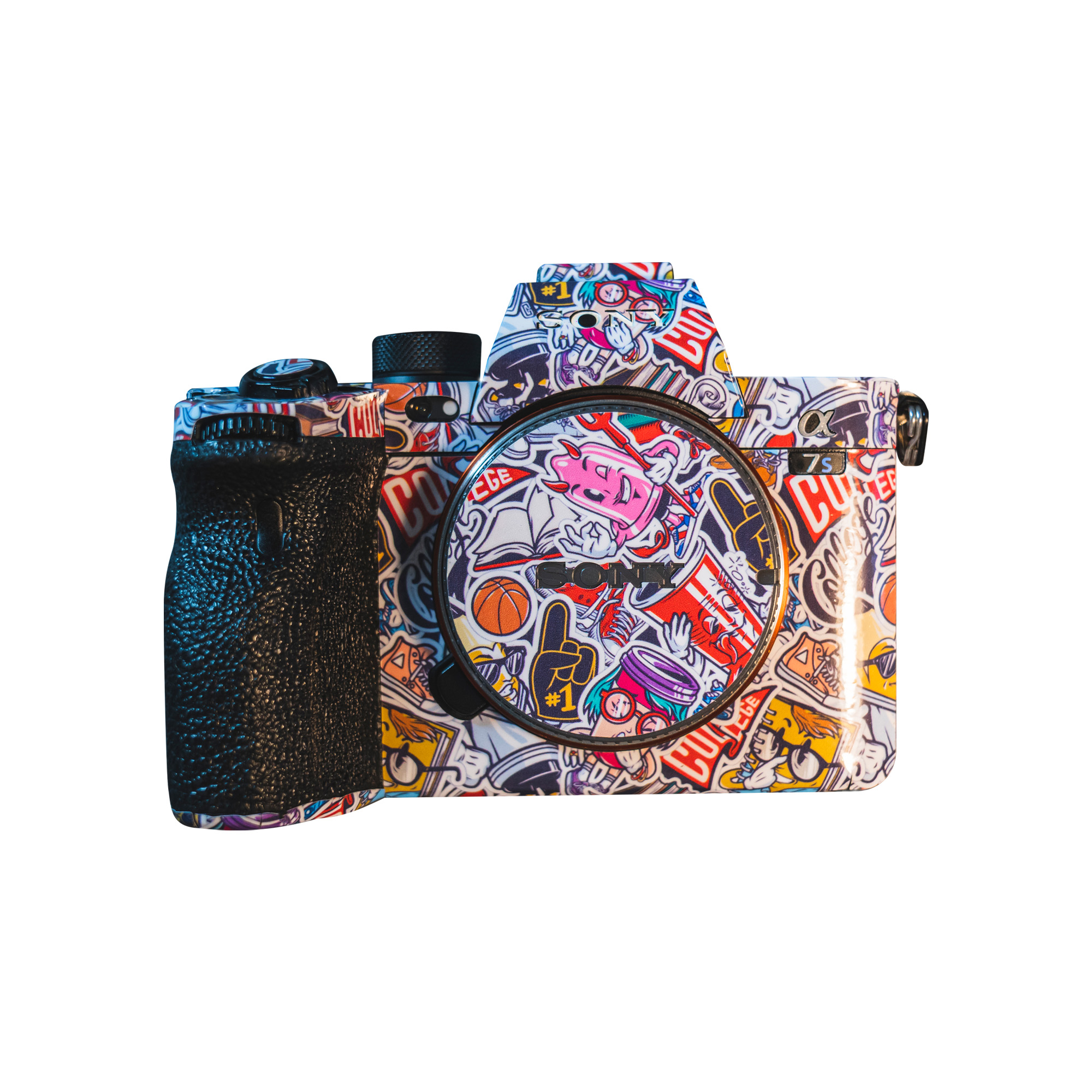 برچسب پوششی دوربین مدل گرافیتی مناسب برای دوربین عکاسی سونی Sony Alpha 7S III