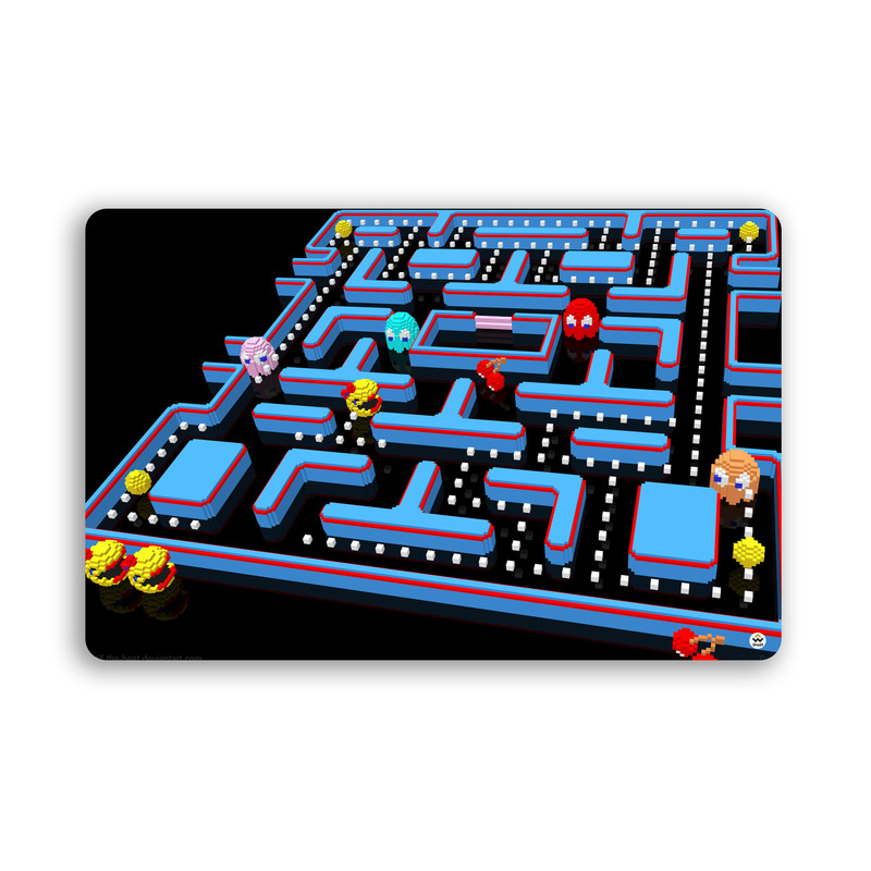 ماوس پد مخصوص بازی شادیت مدل Pac-Man کد406 سایز 37*24 سانتی متر