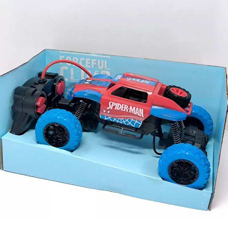 ماشین بازی کنترلی مدل آفرود طرح مرد عنکبوتی اسپایدرمن