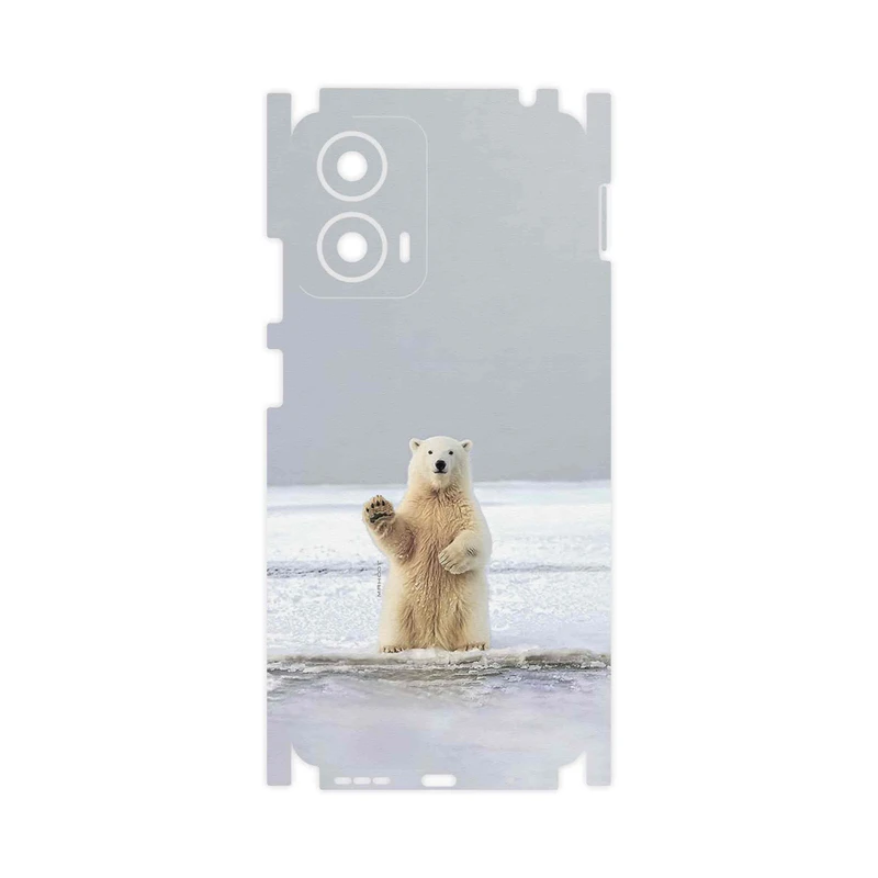 برچسب پوششی ماهوت مدل Polar_bear-FullSkin مناسب برای گوشی موبایل موتورولا Moto G24