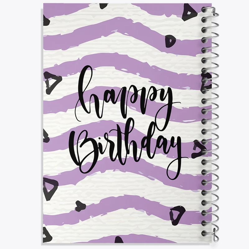 دفتر مشق 50 برگ خندالو طرح تولدت مبارک کد F2323