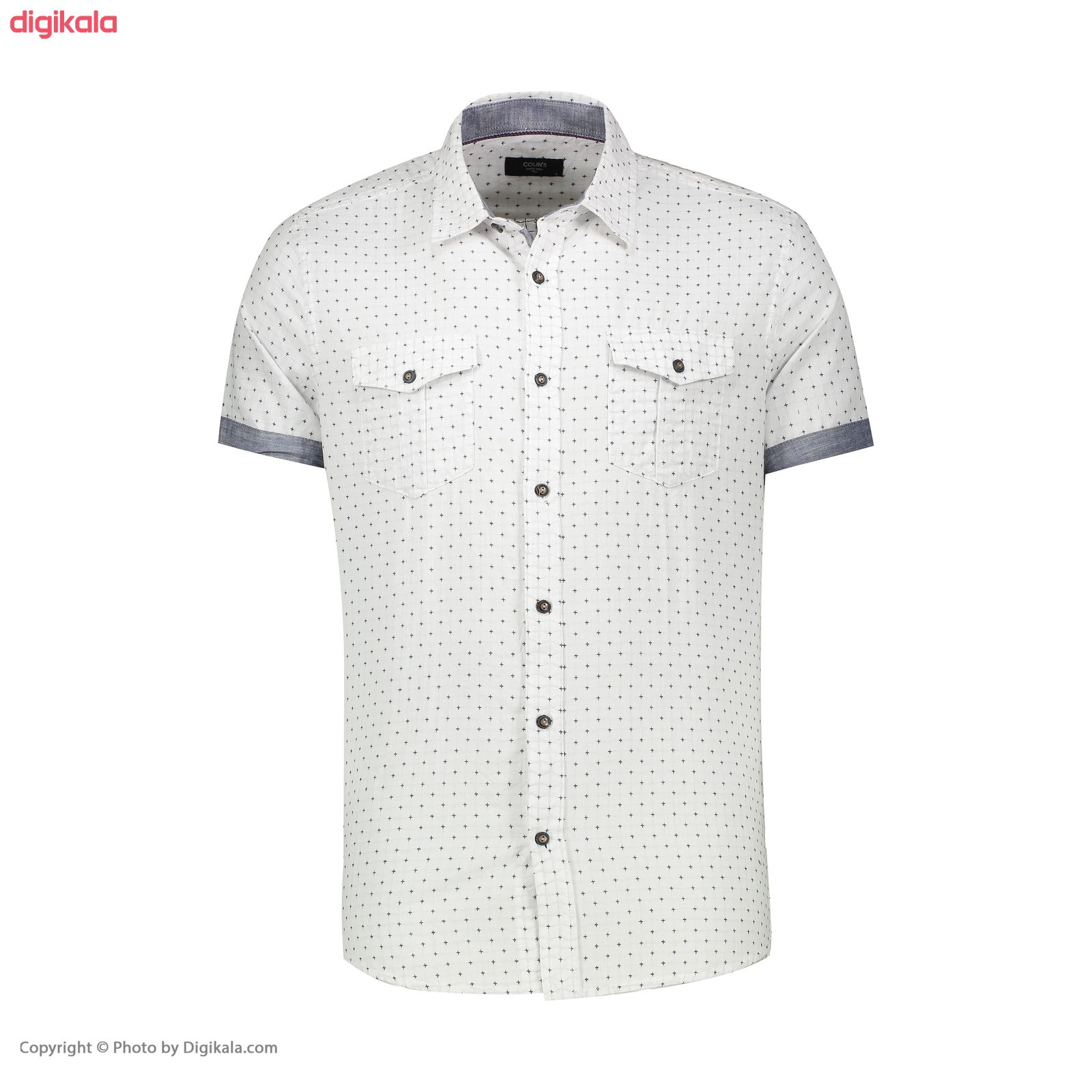 پیراهن مردانه کالینز مدل CL1034294-WHITE main 1 1