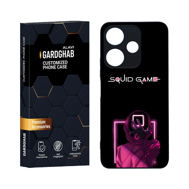 کاور گارد قاب علوی مدل دورژله ای فانتزی مناسب برای گوشی موبایل شیائومی Redmi 13 4G / 5G