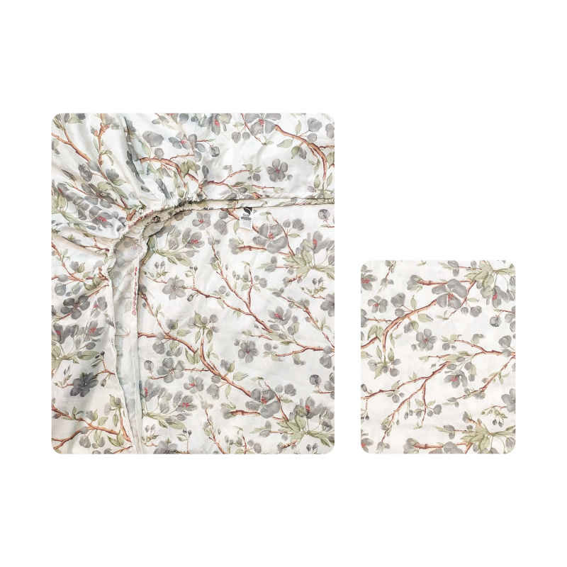 سرویس ملحفه آدنو مدل کاترینا کد CH117 یک نفره 2 تکه