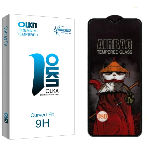 محافظ صفحه نمایش کولینگ مدل Olka Air Bag مناسب برای گوشی موبایل ریلمی Narzo 50A Prime