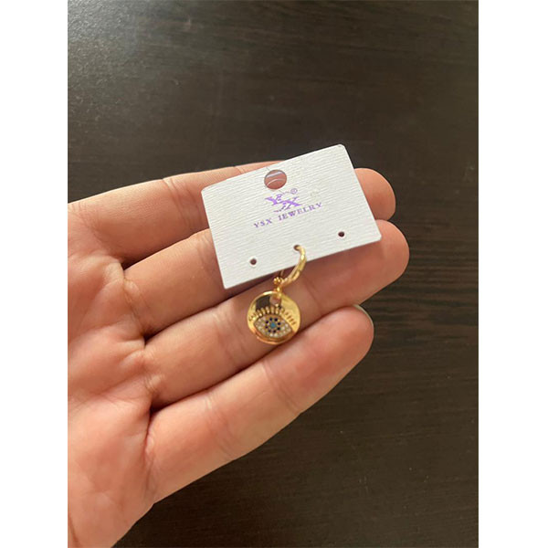 گوشواره زنانه وای اس ایکس مدل چشم کد 9098655 گوشواره زنانه وای اس ایکس مدل چشم کد 9098655