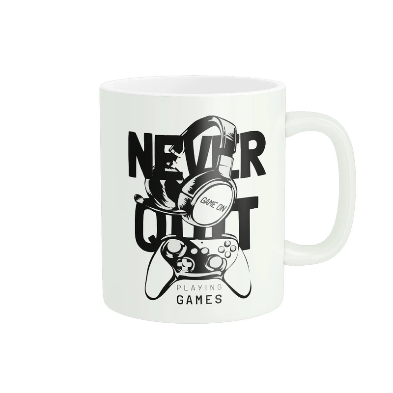 ماگ پادآفرین مدل گیم never quit کد 019