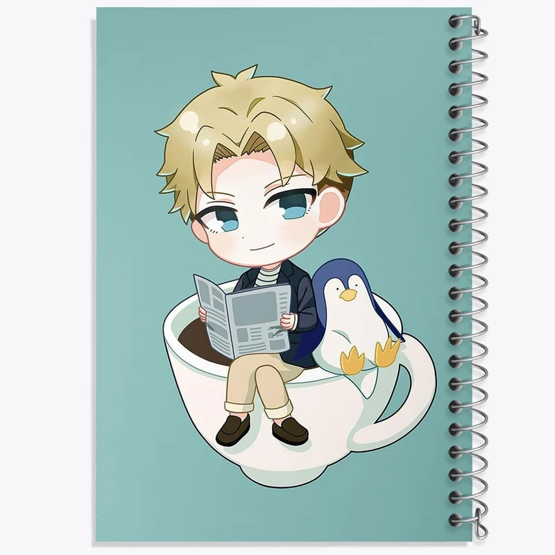 دفتر لیست خرید 50 برگ خندالو طرح لوید فورجر انیمه اسپای ایکس فمیلی Spy x Family کد 15590