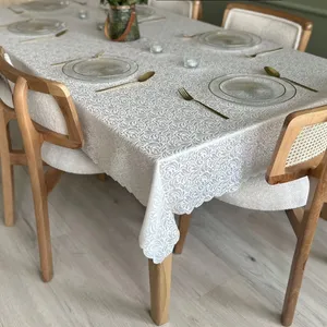 رومیزی رزین تاژ مدل پراگ سایز 220x150 سانتی‌متر