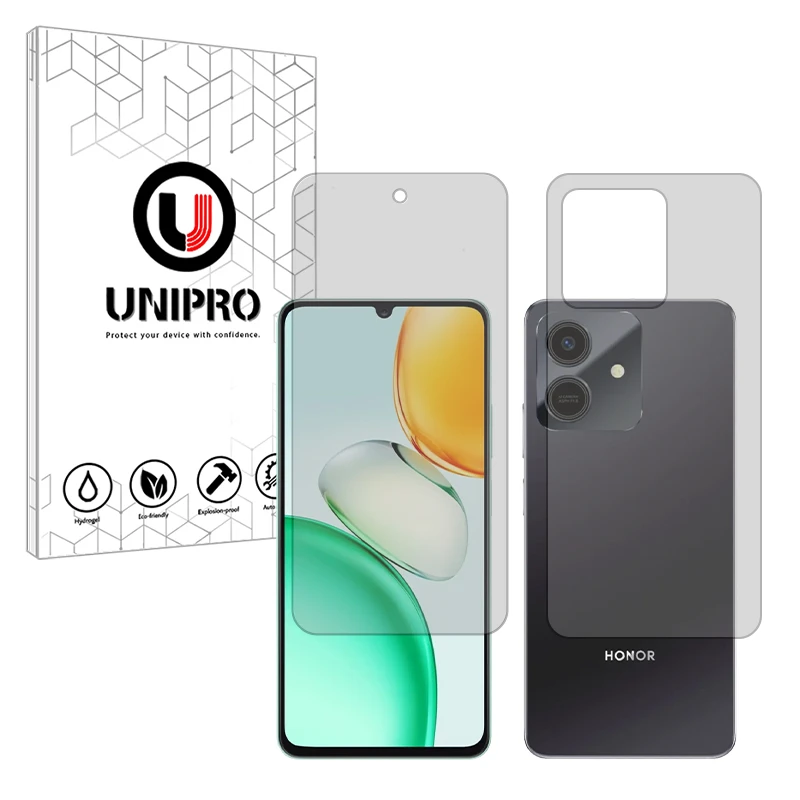 محافظ صفحه نمایش مات یونی پرو مدل Star 5 مناسب برای گوشی موبایل آنر Play 10 به همراه محافظ پشت گوشی موبایل 