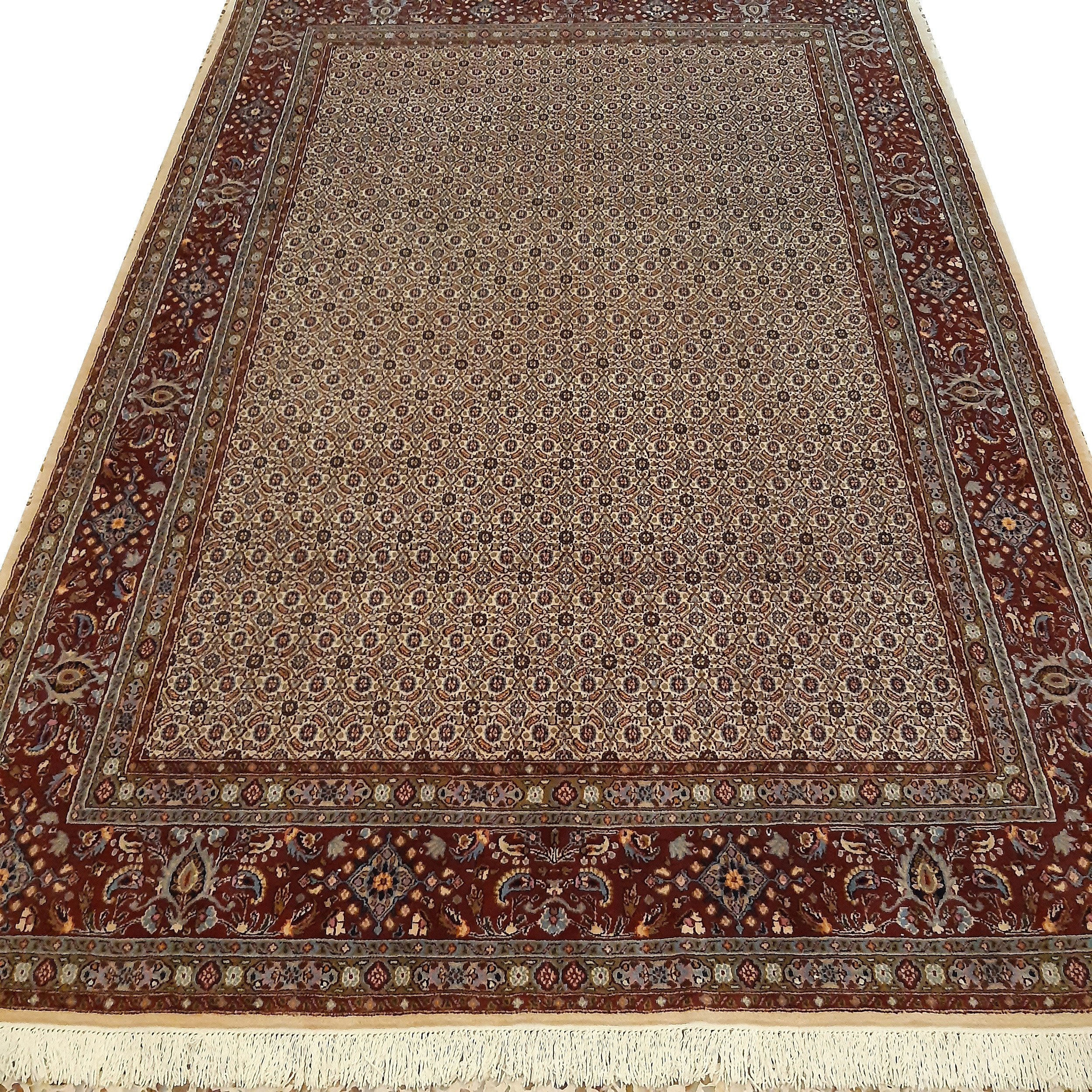 فرش دستباف شش متری طرح ماهی سراسر کد1420