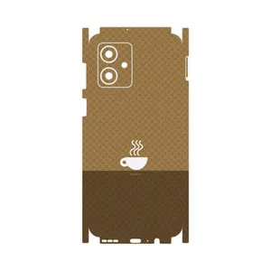 MAHOOT Minimal Cup of Coffee Icon-FullSkin Cover Sticker for Motorola Moto G54