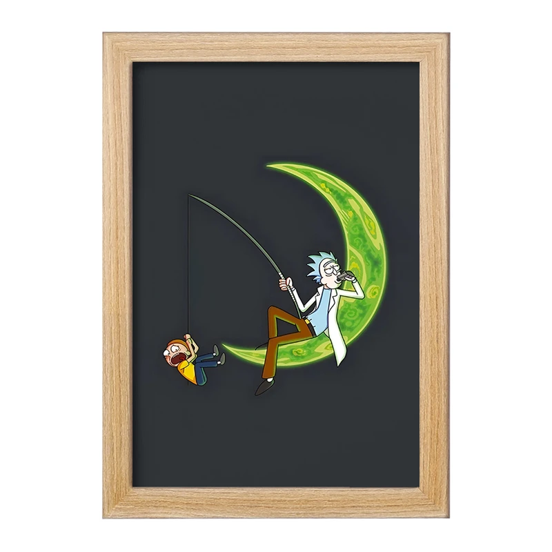 تابلو خندالو مدل ریک و مورتی (Rick and Morty) کد F5945