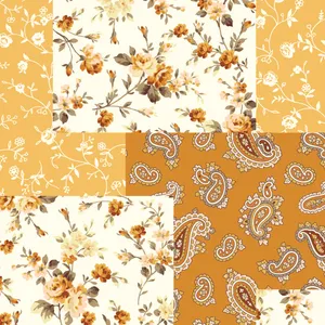 کاغذ کادو طرح چهلتکه کد 134 بسته 5 عددی