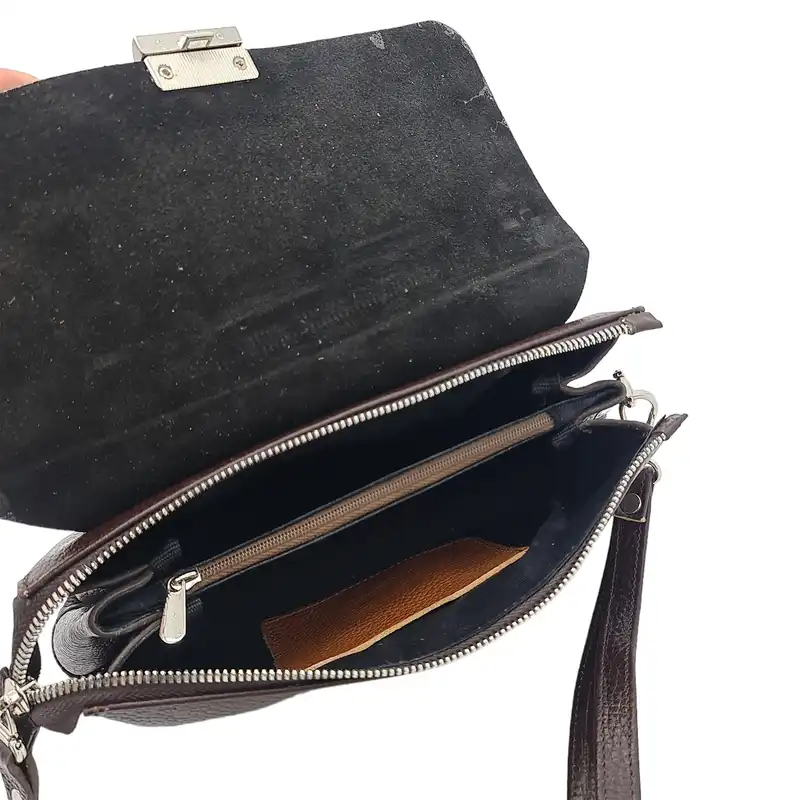 کیف دستی مدل سهند چرم طبیعی گاوی کد A_400