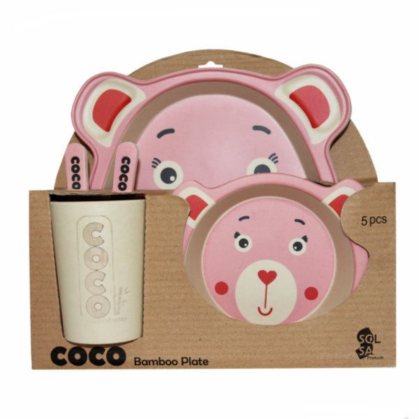 ظرف غذای 5 تکه کودک کوکو طرح bear
