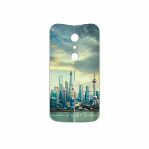 MAHOOT Shanghai City Cover Sticker for Motorola Moto G 2nd gen