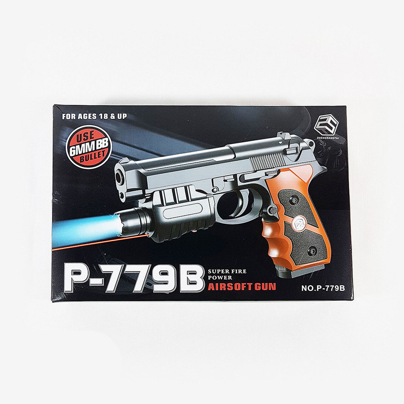 تفنگ بازی مدل کلت لیز دار کد P-779B