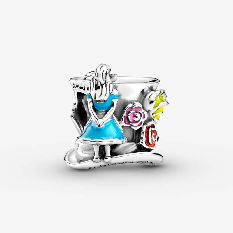 آویز گردنبند نقره زنانه پاندورا مدل Alice in Wonderland
