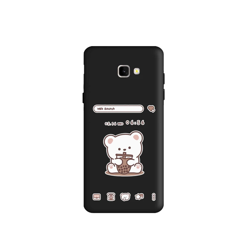 کاور طرح خرس اسموتی کد m846 مناسب برای گوشی موبایل سامسونگ Galaxy J4 Core / J4 Plus