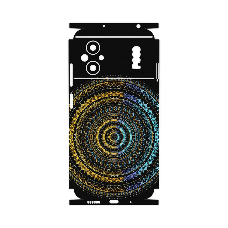 برچسب پوششی ماهوت مدل Mandala Design 2-FullSkin مناسب برای گوشی موبایل شیائومی Poco M5