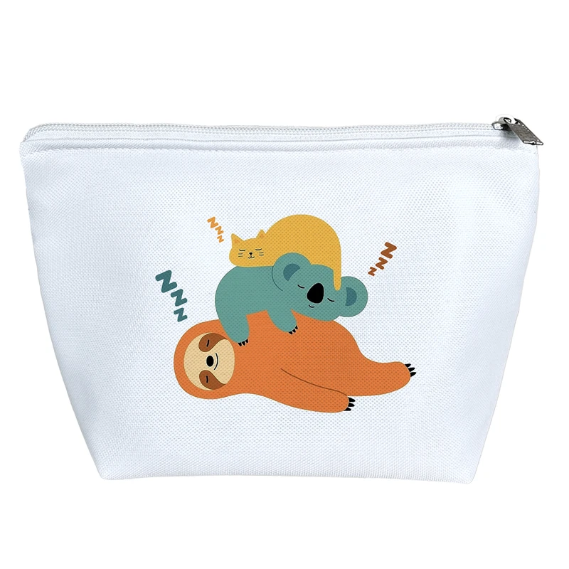 کیف لوازم آرایش دخترانه خندالو مدل تنبل کد 427