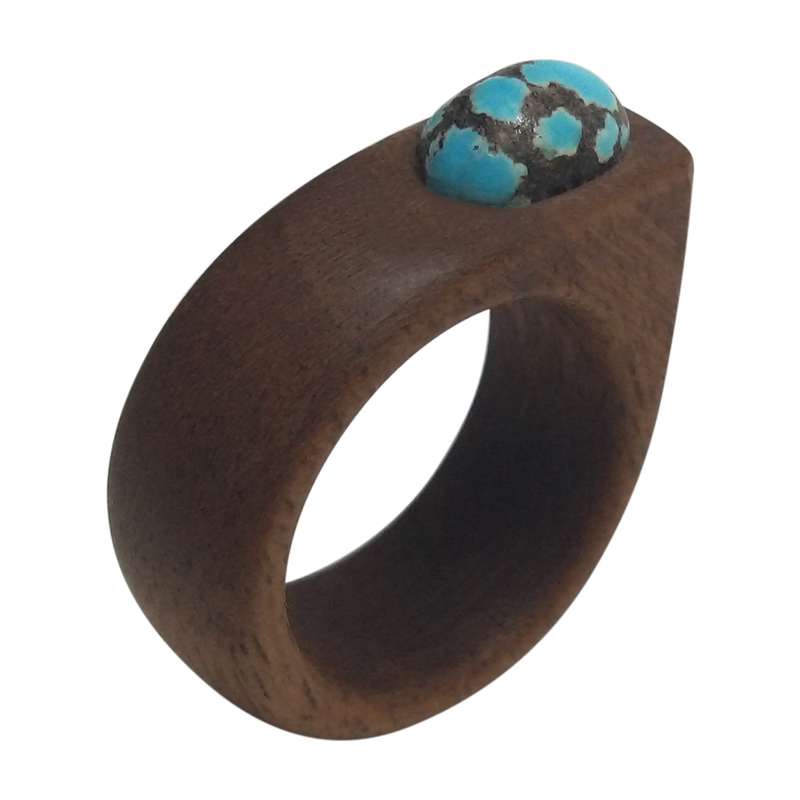 انگشتر مردانه سورئال دیزاین مدل Turquoise Turtle