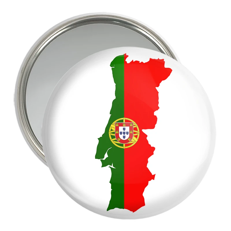 آینه جیبی خندالو مدل پرچم پرتغال  کد 20542