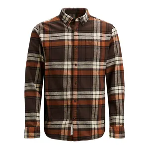پیراهن آستین بلند مردانه جک اند جونز مدل پشمی Sequoia12196542