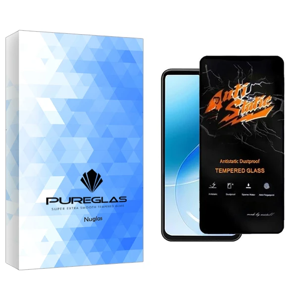 محافظ صفحه نمایش پیور گلس مدل NuGlas Antistatic مناسب برای گوشی موبایل جی پلاس Q20