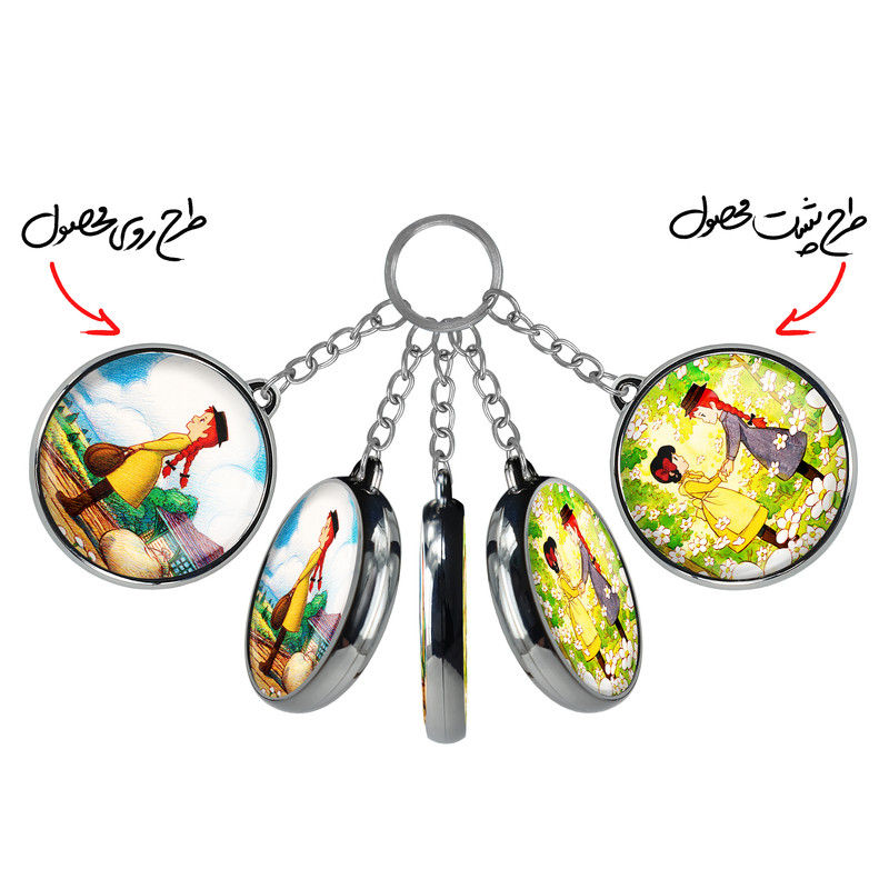 جاکلیدی خندالو طرح آن شرلی مدل دوطرفه کد 1054710542 جاکلیدی خندالو طرح آن شرلی مدل دوطرفه کد 1054710542