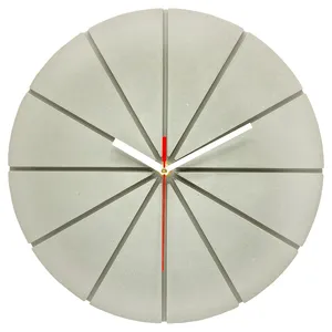 ساعت دیواری بتنی مدل شعاع کد WC003