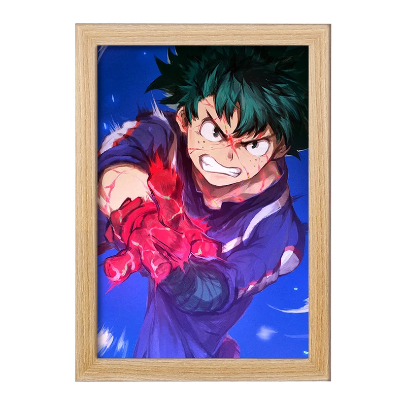 تابلو خندالو مدل دکو انیمه آکادمی قهرمان من  کد 16153