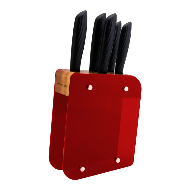 سرویس چاقو آشپزخانه 6 پارچه امسان مدل Kumsal