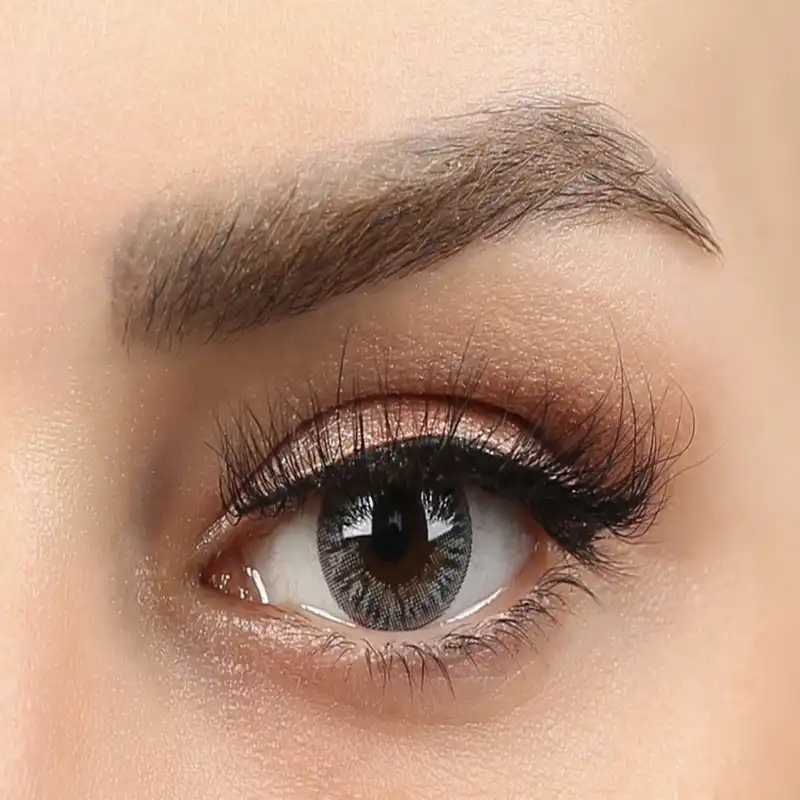 لنز چشم هرا گریس شماره 0548 رنگ طوسی عسلی