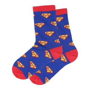 جوراب ساق بلند مدل سوپرمن