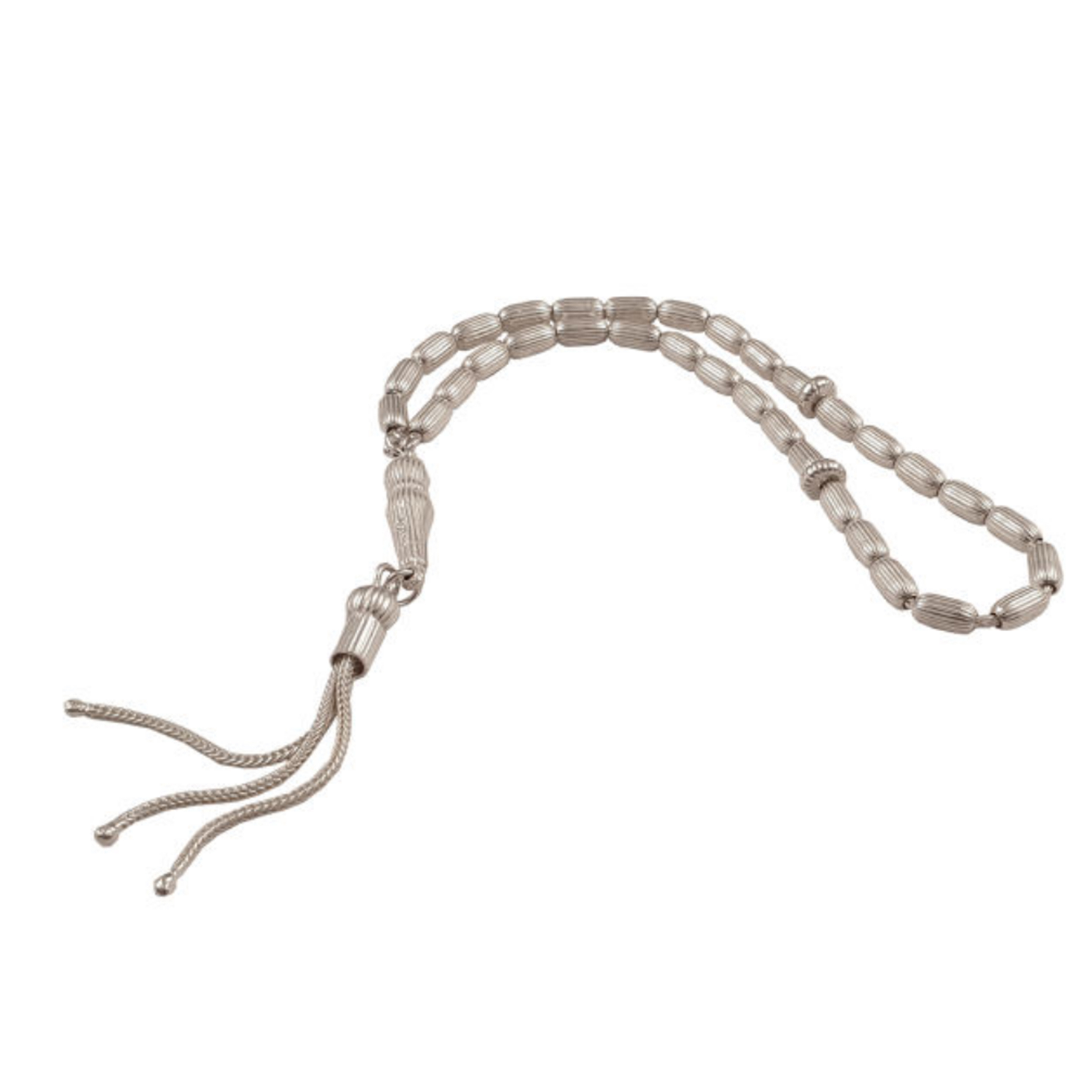 تسبیح نقره کد nq20.85