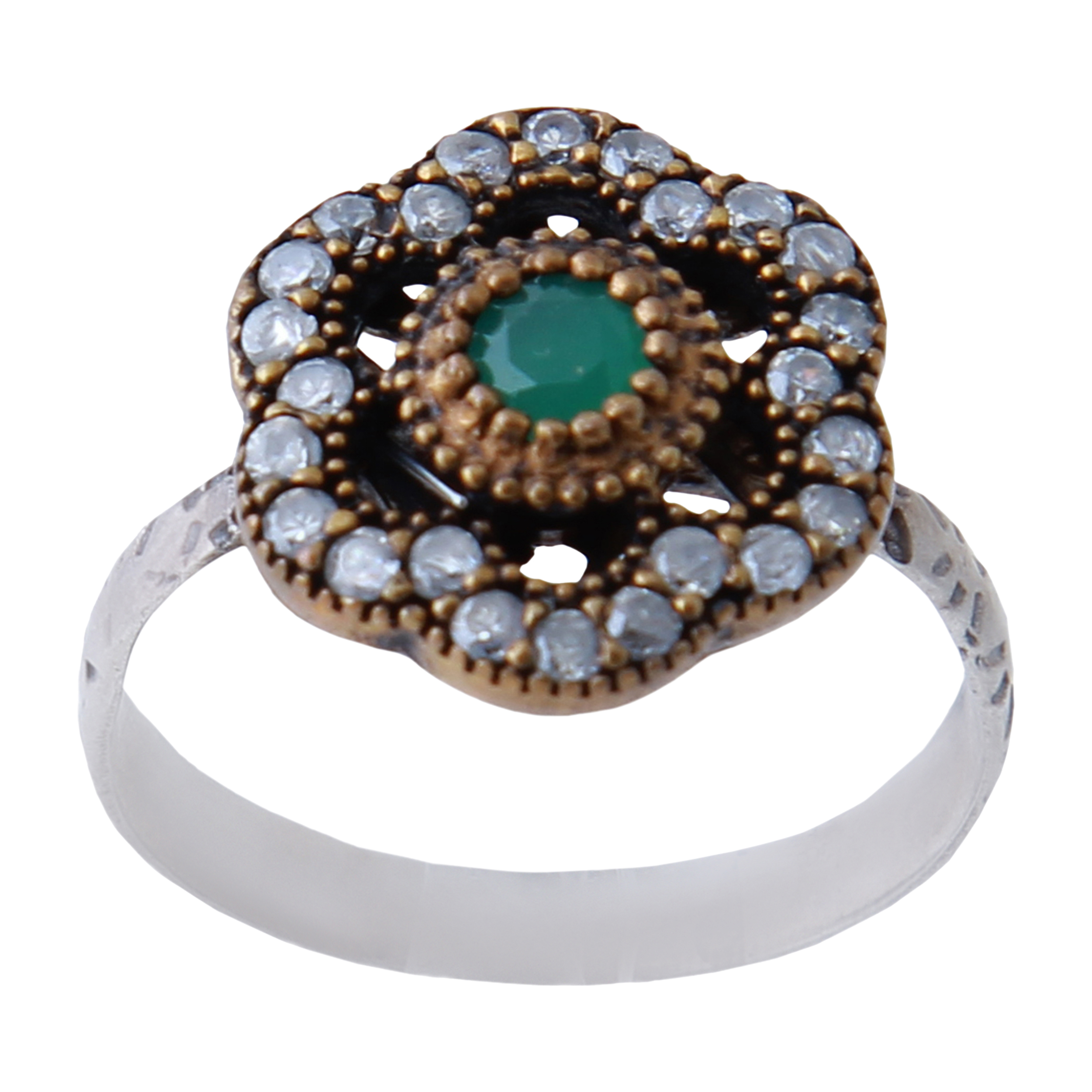   انگشتر نقره زنانه بازرگانی میلادی کد  AW_400