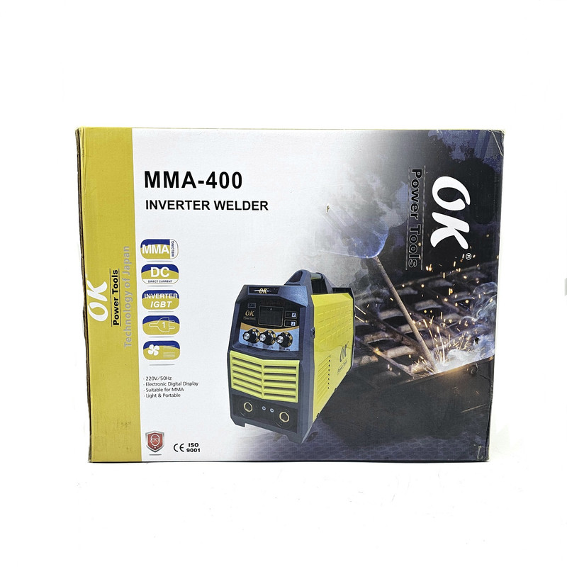 دستگاه جوش 400 آمپر اوکی مدل POWER_TOOLS کد MMA 400