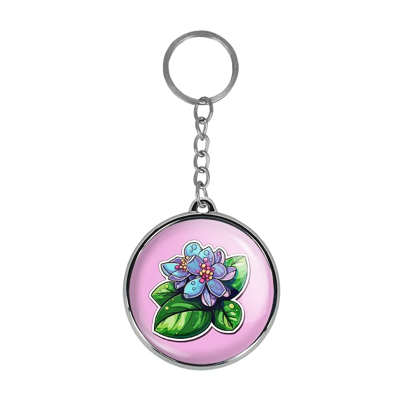 جاکلیدی خندالو طرح گل و گیاه مدل دوطرفه کد 3664636647