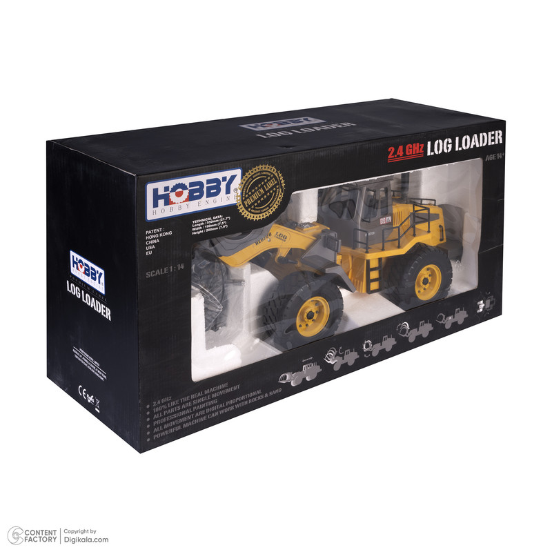 ماشین بازی کنترلی هابی انجین مدل لودر کد HE0720