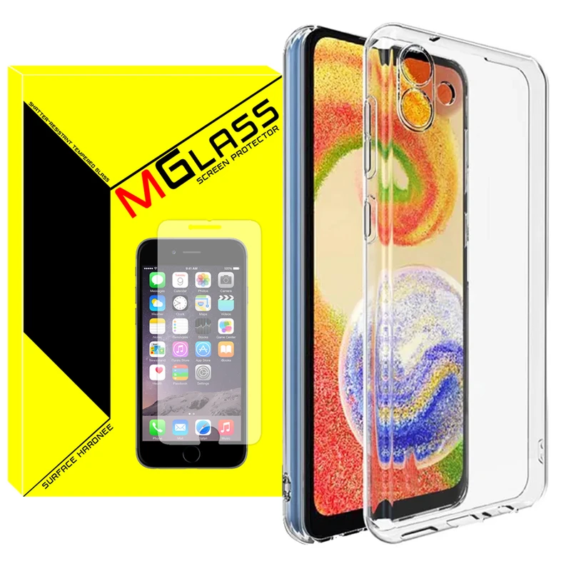 کاور ام‌گلس مدل Clear مناسب برای گوشی موبایل سامسونگ Galaxy A04 4G / M13 5G