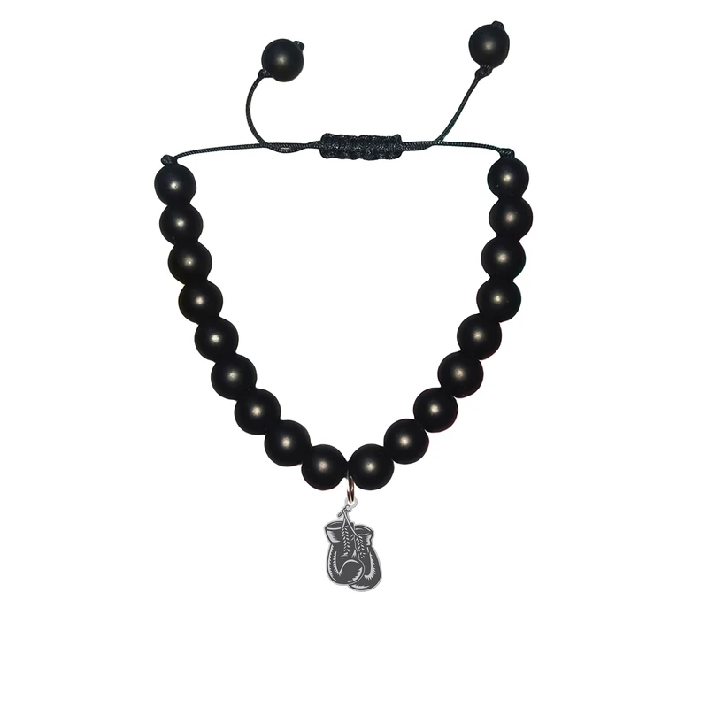 دستبند مهره ای هایکا طرح دستکش بوکس کد bd.ha 28