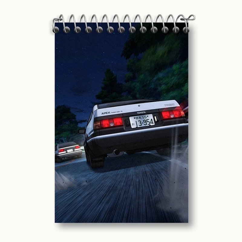 دفتر یادداشت 50 برگ خندالو مدل مسابقه اتومبیل رانی کد F1953