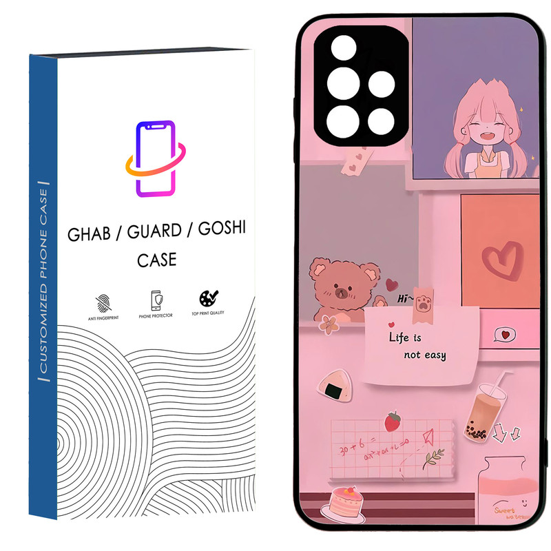 کاور قاب گارد گوشی طرح دخترانه کد 1 - tpu مناسب برای گوشی سامسونگ Galaxy A51